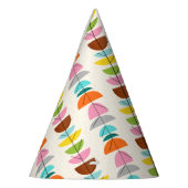 レトロカラフルネストパーティー帽子 パーティーハット (左)