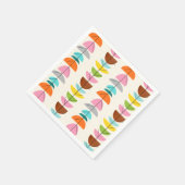 レトロカラフルネスト紙ナプキンス スタンダードカクテルナプキン (角)