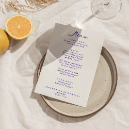 レトロカラフルハンドドローファンキードモダン結婚ズ メニュー