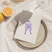 レトロカラフルハンドドローファンキードモダン結婚ズ メニュー