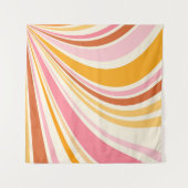 レトロカラフルバイブ タペストリー (正面(横))