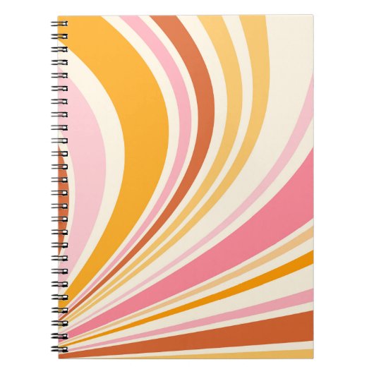 レトロカラフルバイブ ノートブック (正面)