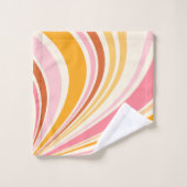 レトロカラフルバイブ バスタオルセット (ウォッシュタオル)