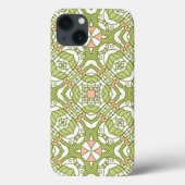 レトロカラフルパターンの背景2 Case-Mate iPhoneケース (裏面)