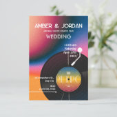 レトロカラフルビニ結婚ルズ 招待状 (スタンド正面)