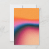 レトロカラフルビニ結婚ルズ 招待状 (裏面)