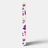 レトロカラフルフクロウ鳥の模様 Case-Mate iPhoneケース (裏面 / 左)