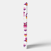 レトロカラフルフクロウ鳥の模様 Case-Mate iPhoneケース (裏面 / 右)