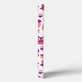 レトロカラフルフクロウ鳥の模様 Case-Mate iPhoneケース (裏面 / 右)