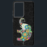 レトロカラフルフラワーエレファントデザイン SAMSUNG GALAXY S21 ULTRAケース<br><div class="desc">レトロの花が象の形をした。ダイヤ飾モンドのスタッドの画像とデザインは他の製品で利用可能であり、Zazzleが提供する任意の製品で要求することができる。</div>