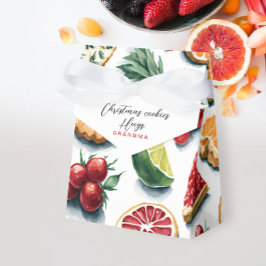 レトロカラフルフルーツシトラスクリスマスウォーター色 フェイバーボックス