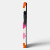 レトロカラフルフローラ名門私立校風の抽象芸術花 Case-Mate iPhoneケース (裏面 / 左)