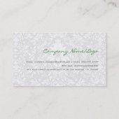 レトロカラフルフローラ象 名刺 (裏面)