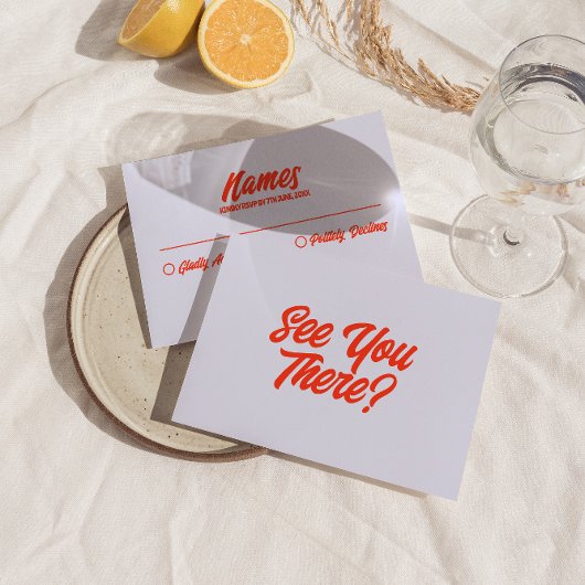 レトロカラフルブッはっきりしたクファンキーモダンズ 出欠カード