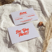 レトロカラフルブッはっきりしたクファンキーモダンズ 出欠カード