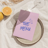 レトロカラフルブッファンキークモダンボホ結婚ズ メニュー