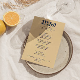 レトロカラフルブッファンキークモダンボホ結婚ズ メニュー