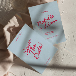 レトロカラフルブッファンキークユニークモダンズ セーブザデート