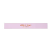 レトロカラフルブモダンルブ結婚ホズ 招待状ベリーバンド (フラット)