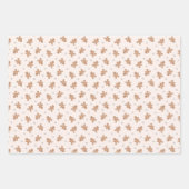 レトロカラフルホリデーラッピング紙 ラッピングペーパーシート (正面3)