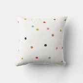 レトロカラフルモダンメリークリスマスホリデー クッション (裏面)