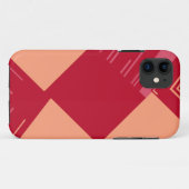 レトロカラフルモダン抽象芸術第3条 Case-Mate iPhoneケース (裏面(横))