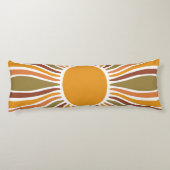 レトロカラフルヴィンテージサンライズ ボディピロー (裏面)