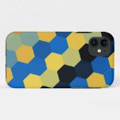 レトロカラフル六角シームレスグラフィック2 Case-Mate iPhoneケース (裏面(横))