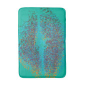 レトロカラフル唇 バスマット (正面縦)