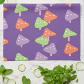 レトロカラフル型 キッチンタオル (折り畳み)