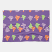 レトロカラフル型 キッチンタオル (横)