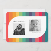 レトロカラフル幾何形状写真 シーズンカード (正面)