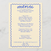 レトロカラフル明ファンキーるいフ結婚レーム メニュー (正面)