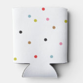 レトロカラフル水玉模様クリスマス 缶クーラー (裏面)