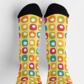 レトロカラフル点 ソックス (上部)