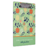 レトロカラフル花 クリップボード (右)