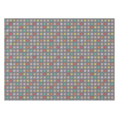 レトロカラフル花 テーブルクロス (正面(横))