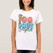 レトロカラフル100日目の輝き Tシャツ (正面)