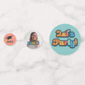 レトロカラフル2 photo any year卒業 コンフェッティ (正面)