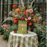 レトロカラフルGroovy Wavy Boho 結婚's テーブルナンバー<br><div class="desc">レトロカラフルGroovy Wavy Boho 結婚's</div>