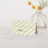 レトロカラフルGroovy Wavy Boho 結婚's プレイスカード (裏面)