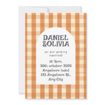 レトロカラフルGroovy Wavy Boho 結婚's