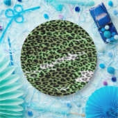 レトロカラレオパード印刷スキン#112 ペーパープレート (パーティー)