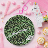 レトロカラレオパード印刷スキン#112 ペーパープレート (パーティー)