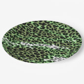 レトロカラレオパード印刷スキン#112 ペーパープレート (アングル)