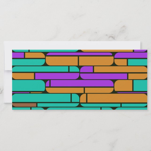 レトロカラーの図形 (正面)