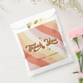 レトロカラーウェーブズテラコッタサンキュー フェイバーバッグ (封をした状態)