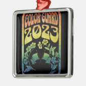レトロカラーガードオーナメント メタルオーナメント (左)