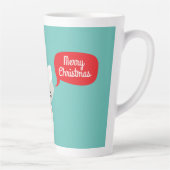 レトロカラーズクリスマスキツネ カフェラテマグ (右)