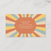 レトロカラーズスケートボード 名刺 (裏面)